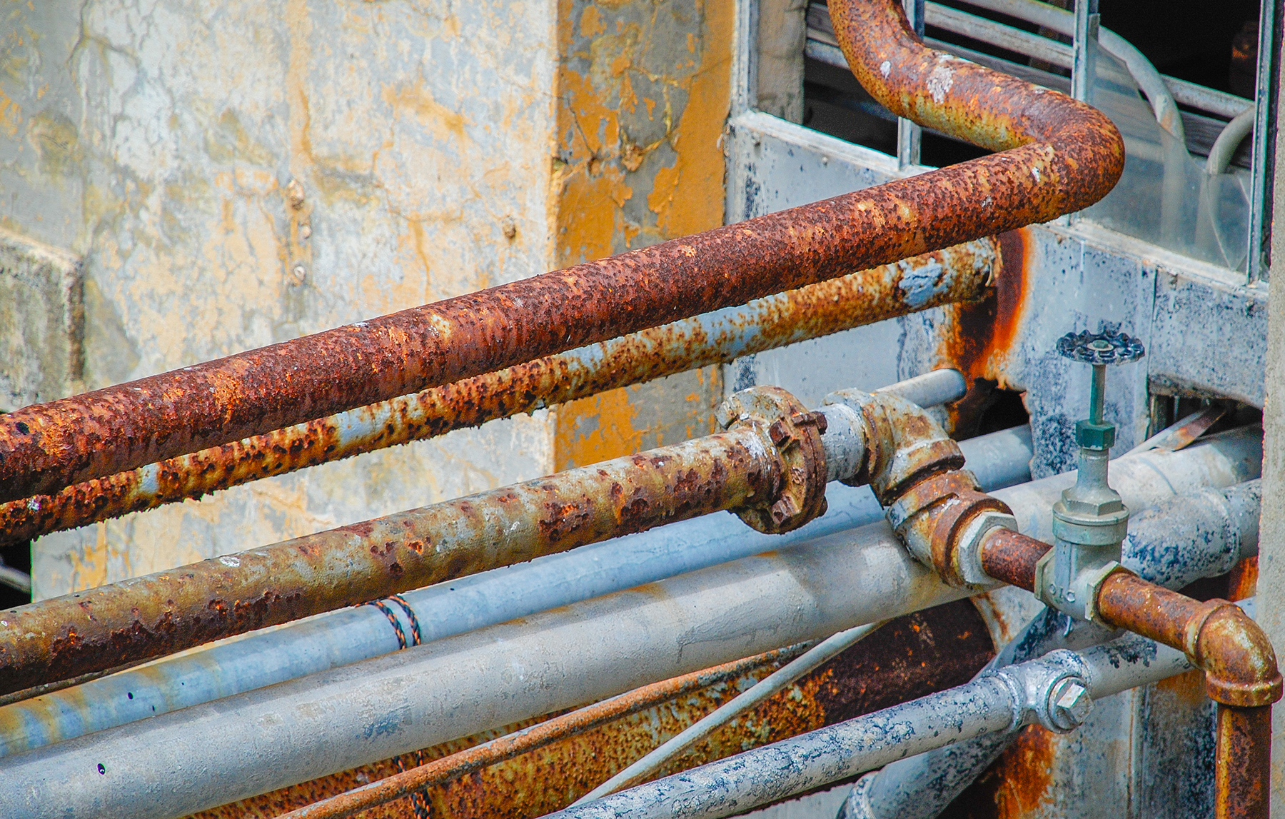 rusted metal rusted metal
